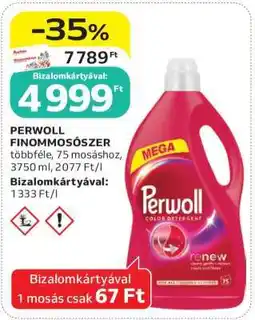 Auchan Perwoll finommosószer ajánlat