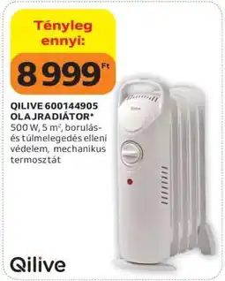 Auchan QILIVE 600144905 Olajradiátor ajánlat