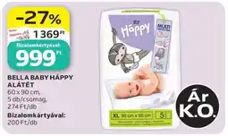 Auchan BELLA BABY HAPPY ALÁTÉT ajánlat