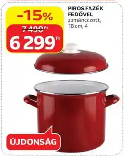 Auchan PIROS FAZÉK FEDŐVEL ajánlat