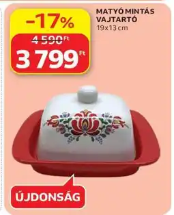 Auchan MATYÓ MINTÁS VAJTARTÓ ajánlat
