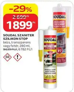 Auchan SOUDAL SZANITER SZILIKON STOP ajánlat