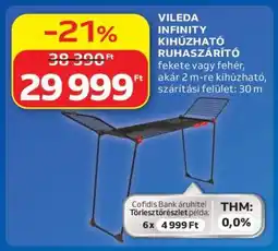 Auchan VILEDA INFINITY KIHÚZHATÓ RUHASZÁRÍTÓ ajánlat