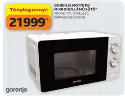 Auchan Gorenje MO17E1W Mikrohullámú Sütő ajánlat
