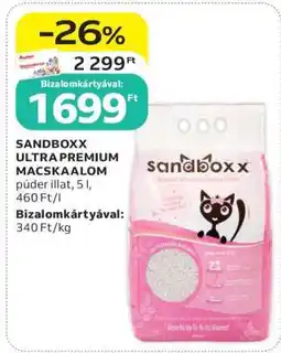 Auchan SANDBOXX ULTRA PRÉMIUM MACSKAALOM ajánlat