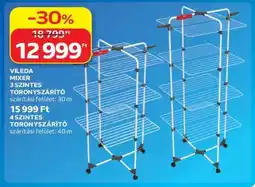 Auchan Vileda Mixer 3 Szintes Toronyszárító ajánlat