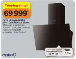 Auchan CATA LENA600XGBK KÜRTŐS PÁRAELSZÍVÓ ajánlat