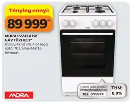 Auchan MORA P2241A1W GÁZTŰZHELY ajánlat