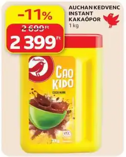 Auchan AUCHAN KEDVENC INSTANT KAKAÓPOR ajánlat