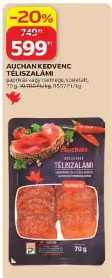 Auchan Auchan Kedvenc Téliszalámi ajánlat