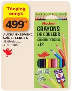 Auchan AUCHAN KEDVENC SZÍNES CERUZA ajánlat