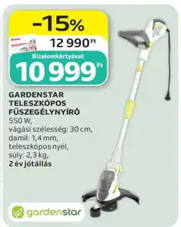 Auchan GARDENSTAR TELESZKÓPOS FŰSZEGÉLYNYÍRÓ ajánlat