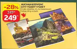 Auchan AUCHAN KEDVENC CITY TŰZÖTT FÜZET ajánlat