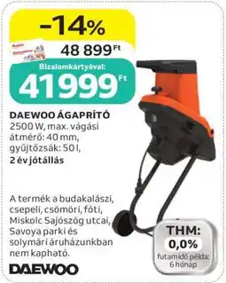 Auchan DAEWOO ÁGAPRÍTÓ ajánlat