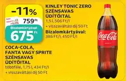Auchan Coca-Cola, Fanta vagy Sprite szénsavas üdítőital ajánlat
