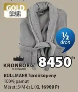 JYSK Kronborg bullmark fürdőköpeny ajánlat