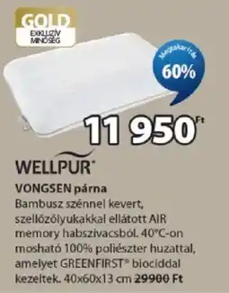 JYSK Wellpur vongsen párna ajánlat