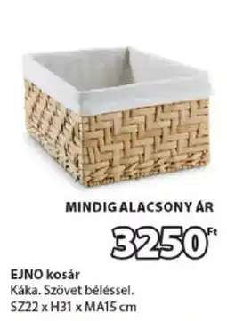 JYSK Ejno kosár ajánlat