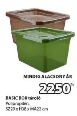 JYSK Basic box tároló ajánlat