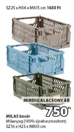 JYSK Milas kosár ajánlat
