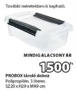JYSK probox tároló doboz ajánlat