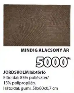 JYSK Jordskoll labtörlő ajánlat