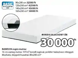 JYSK Banelva rugós matrac ajánlat