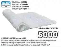 JYSK Adamsfjorden matracvédő ajánlat