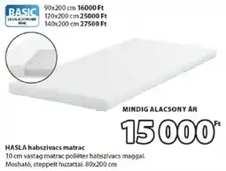 JYSK Hasla habszivacs matrac ajánlat