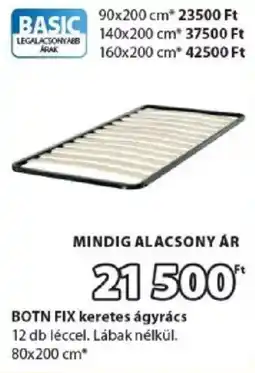 JYSK Botn fix keretes ágyrács ajánlat