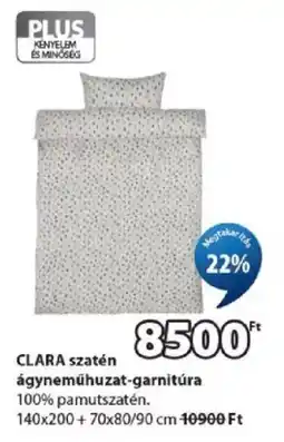 JYSK Clara szatén ágyneműhuzat-garnitúra ajánlat