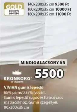 JYSK Kronborg vivian gumis lepedő ajánlat