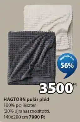 JYSK Hagtorn polár pléd ajánlat