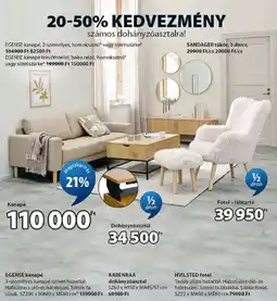 JYSK Egense kanapé ajánlat