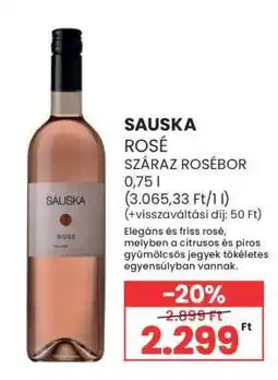 Spar Sauska Rosé ajánlat