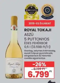 Spar Royal Tokaji ajánlat