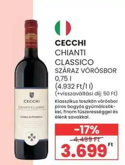 Spar CECCHI CHIANTI CLASSICO ajánlat