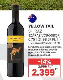 Spar Yellow Tail Shiraz ajánlat