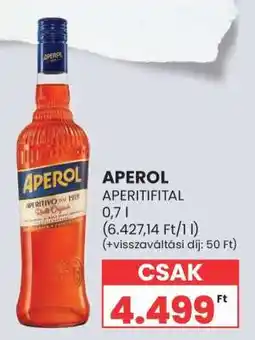 Spar Aperol ajánlat