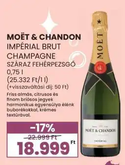 Spar Moët & Chandon Imperial Brut Champagne ajánlat