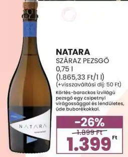 Spar Natara Száraz Pezsgő ajánlat