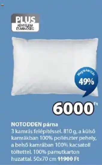 Notodden párna