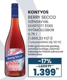 Spar KONTYOS BERRY SECCO ajánlat
