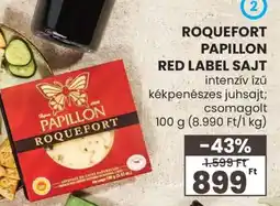 Spar Roquefort Papillon Red Label sajt ajánlat