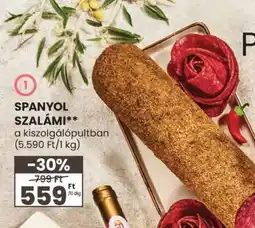 Spar Spanyol szalámi ajánlat