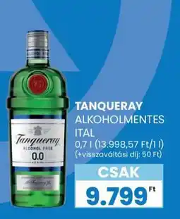 Spar Tanqueray alkoholmentes ital ajánlat