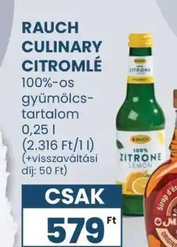 Spar Rauch Culinary citromlé ajánlat