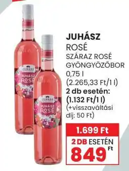 Spar JUHÁSZ Rosé ajánlat