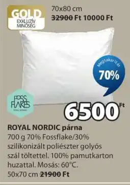 JYSK ROYAL NORDIC párna ajánlat