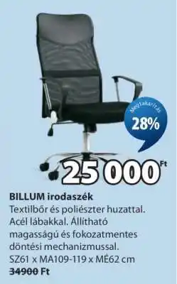 JYSK BILLUM irodaszék ajánlat